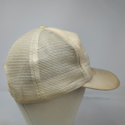 Designer Award Trucker Hat Beige One Size Herold's Nut Farm California Mesh Hat