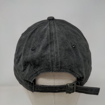 Pitbull Dad Slideback Hat Black One Size Adjustable 6 Panel Vent Holes