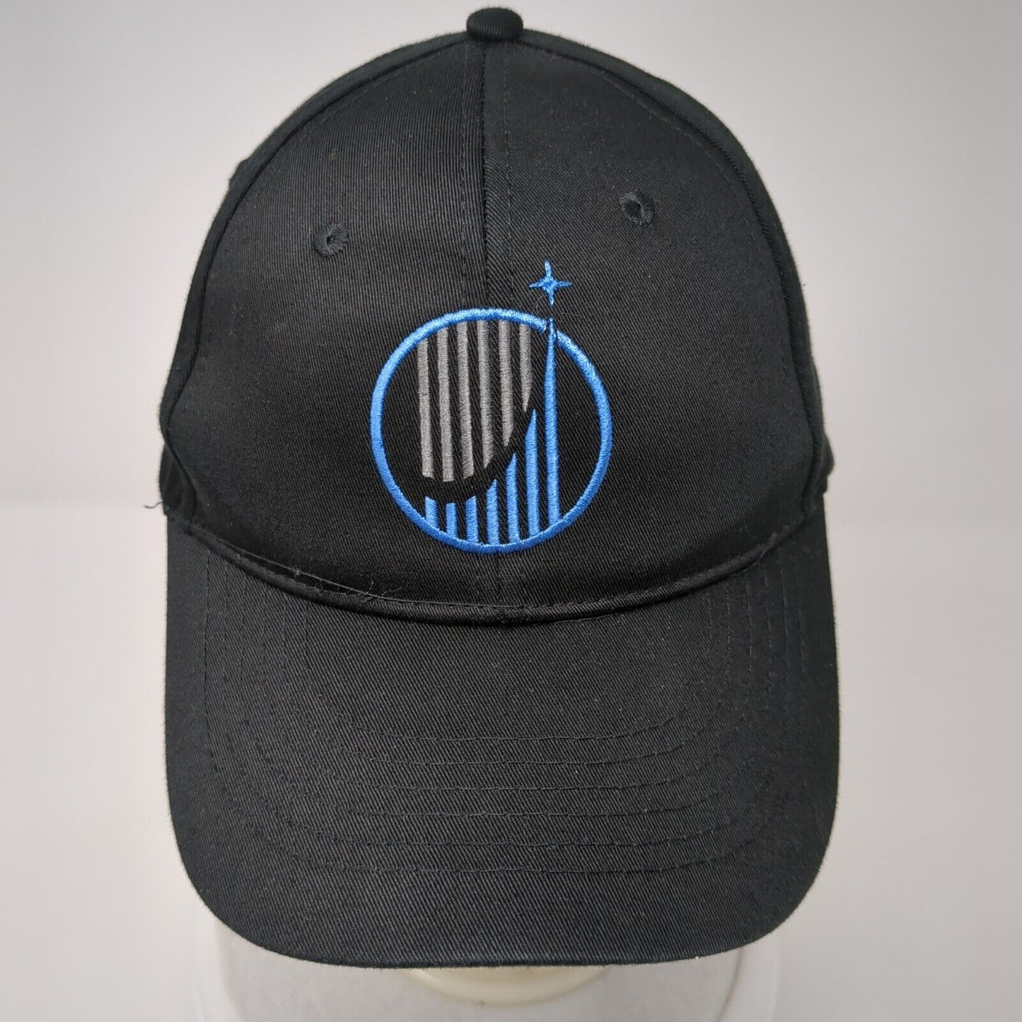 Life Surge Snapback Hat Black One Size Embroidered Logo Adjustable