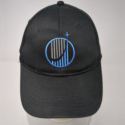 Life Surge Snapback Hat Black One Size Embroidered Logo Adjustable
