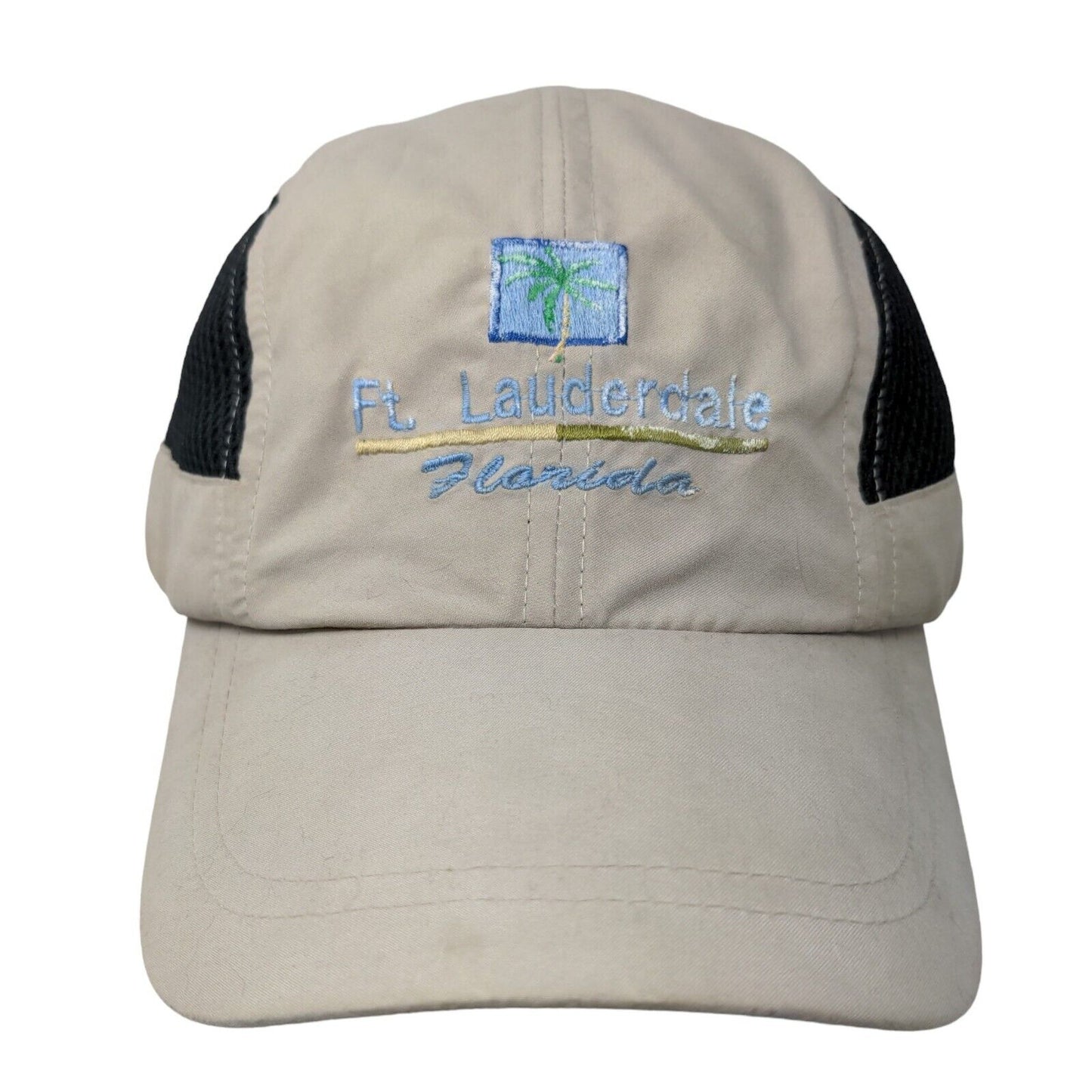 Dorfman Pacific Men's Hat Tan Size OSFM Embroidered Ft. Lauderdale FL Logo
