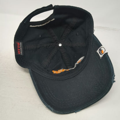 Otto Baseball Cap Black One Size OK Trailer Est 1957 Logo Cotton Strapback Hat