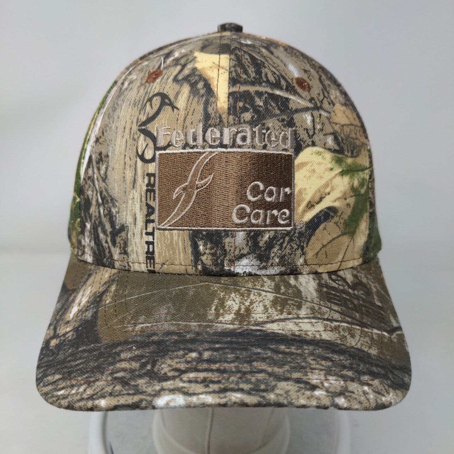 Oryx Designs Strapback Camo Hat Federated Car Care Embroidered Logo Realtree