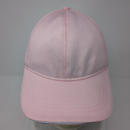 Unbranded Strapback Hat Pink One Size Adjustable Ponytail Solid Blank