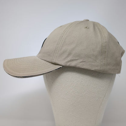 Browning Baseball Cap Beige One Size Buckmark Camo Patch Logo Strapback Hat