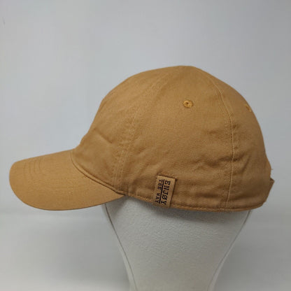 Zara Women's Strapback Hat Tan Adjustable Blank 100% Cotton Vent Holes