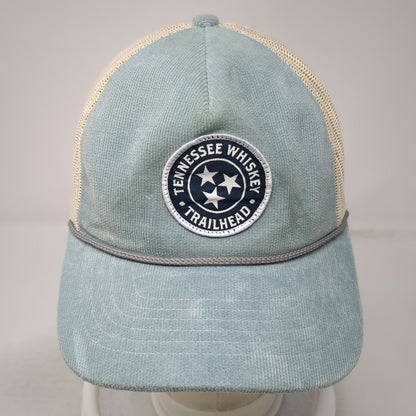 Richardson Trucker Hat Blue One Size Corduroy Mesh Back Rope Tennessee Whiskey