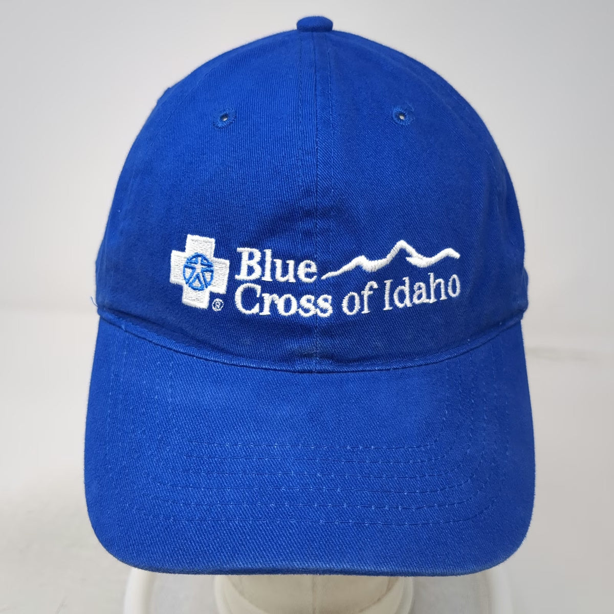 Port & Company Blue Cross of Idaho Baseball Cap Blue One Size Slideback Cotton
