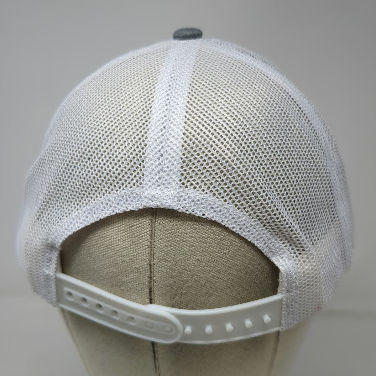 Scheels Meridian Mountain Gray Trucker Hat One Size Snapback Mesh Cap