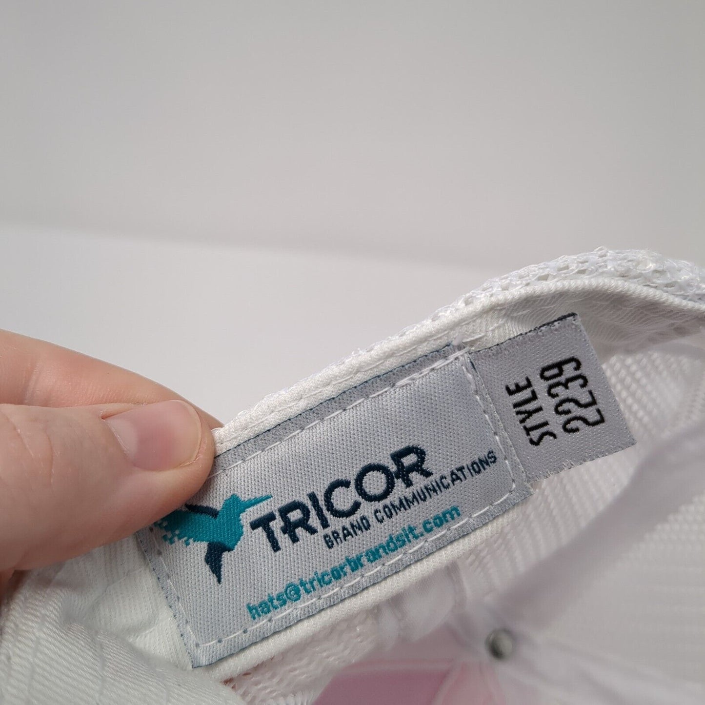 Ness Campbell Snapback 2239 Trucker Hat Pink OS Adjustable Mesh Back Tricor