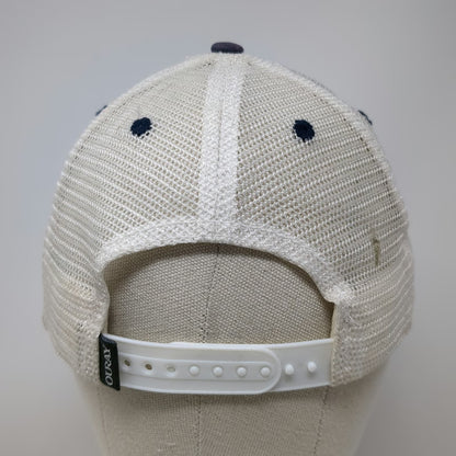 Ouray Sportswear Trucker Hat Blue One Size Snapback Mazama Mountain Goat Mesh