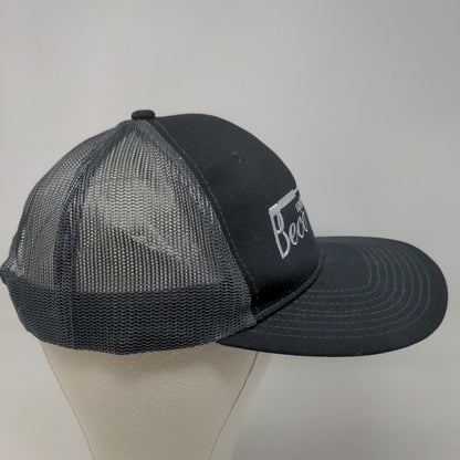 Port Authority Men's Snapback Mesh Back Hat Black Beco Equipment Recycling Logo