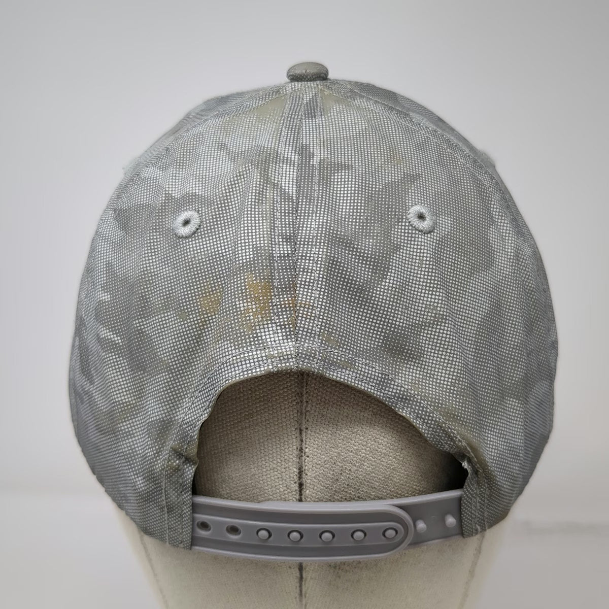 Vermeer Snapback Hat Gray Camo One Size Industrial Logo Polyester Adjustable