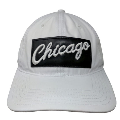 Pro Standard Men's Slideback Hat White NBA Chicago Bulls Embroidered Logo