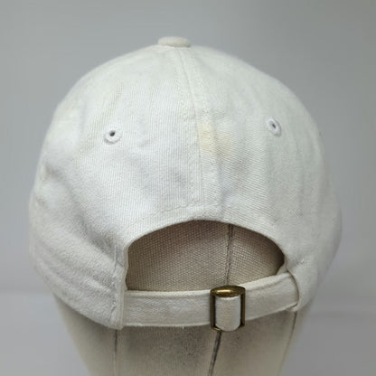 Sportsman Baseball Cap White One Size Strapback Mole Gear Cotton Hat Adjustable