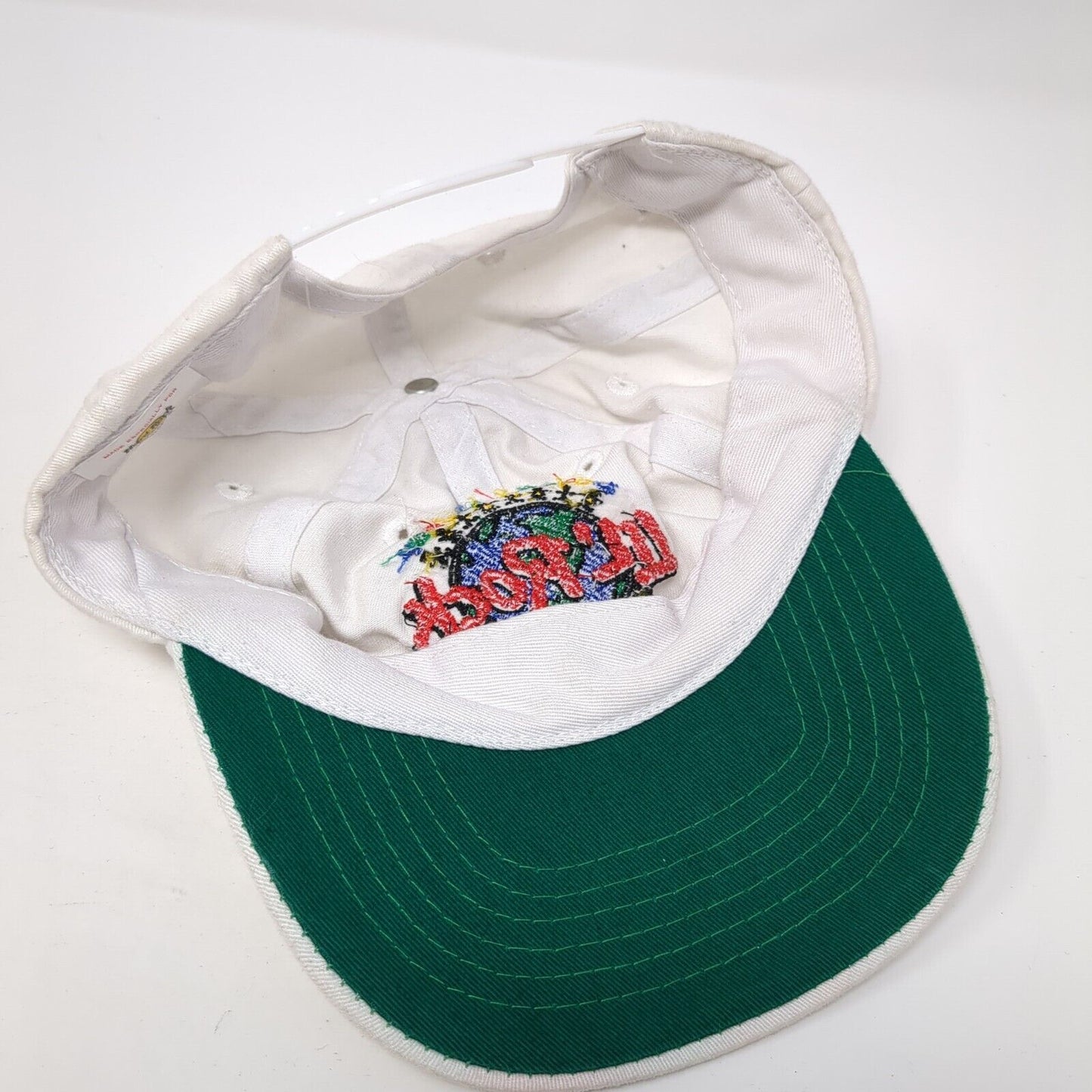 Save The Planet Phoenix Lil Rock Snapback Hat White OS Adjustable Hard Rock Cafe