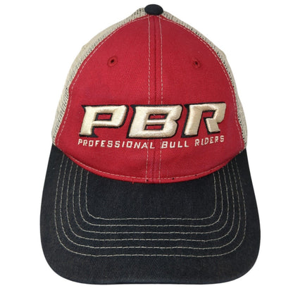 PBR Professional Bull Riders Strapback Trucker Hat Multicolor OS Adjustable Mesh