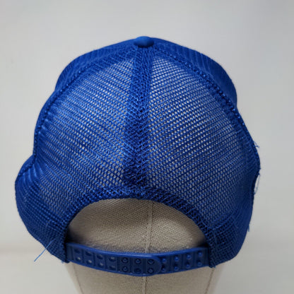 Norandex Snapback Mesh Back Rope Trucker Hat Blue OSFA Adjustable KC Caps
