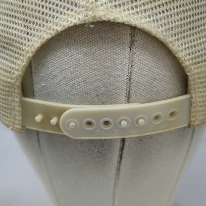 Designer Award Trucker Hat Beige One Size Herold's Nut Farm California Mesh Hat