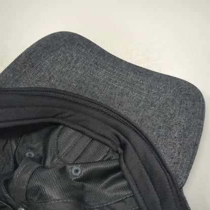 Eddie Bauer Baseball Cap Gray One Size Slideback Denim Patch Outdoor Tree Hat