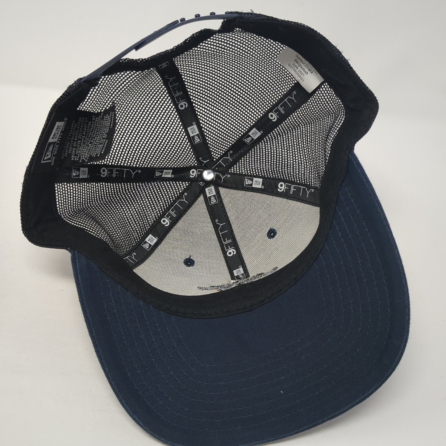 VMHS AFJROTC Snapback Trucker Hat Blue One Size Mesh Back New Era