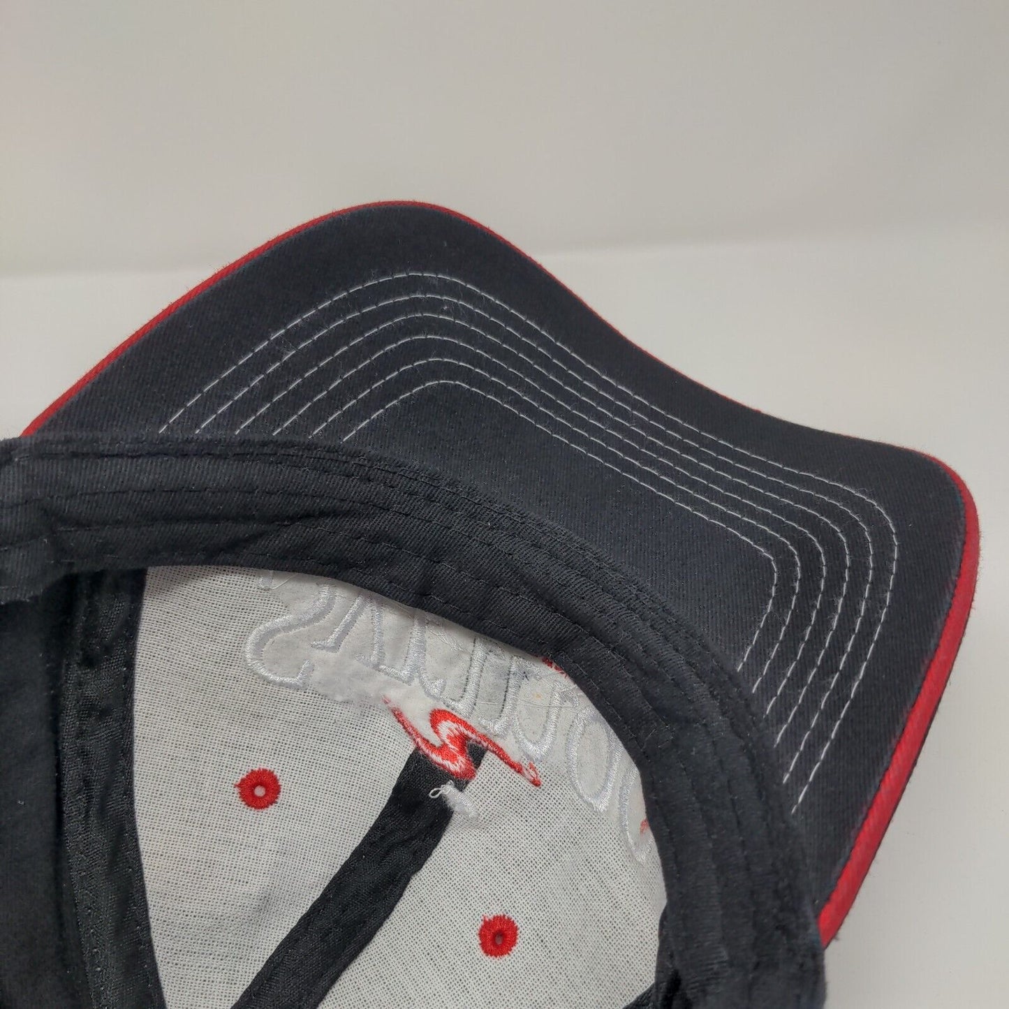 Syringa Networks Strapback Hat Black OSFA Embroidered Buck's Bags