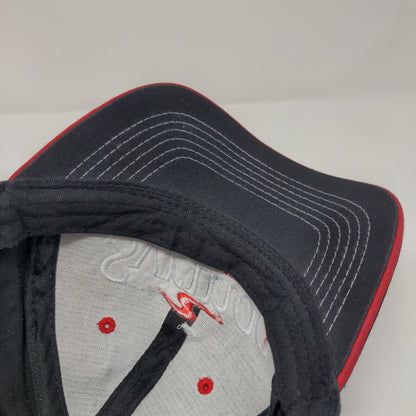 Syringa Networks Strapback Hat Black OSFA Embroidered Buck's Bags