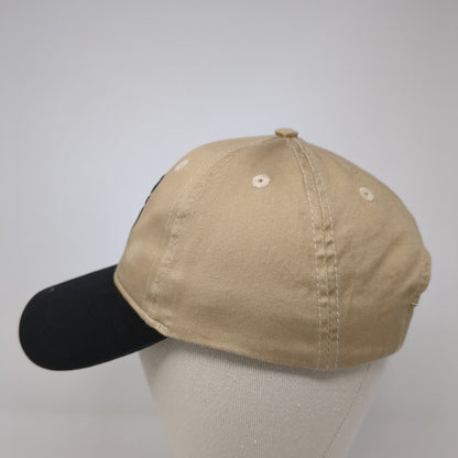 Hawaii Snapback Hat Tan OS Adjustable Embroidered 6 Panel Hawaiian Headwear
