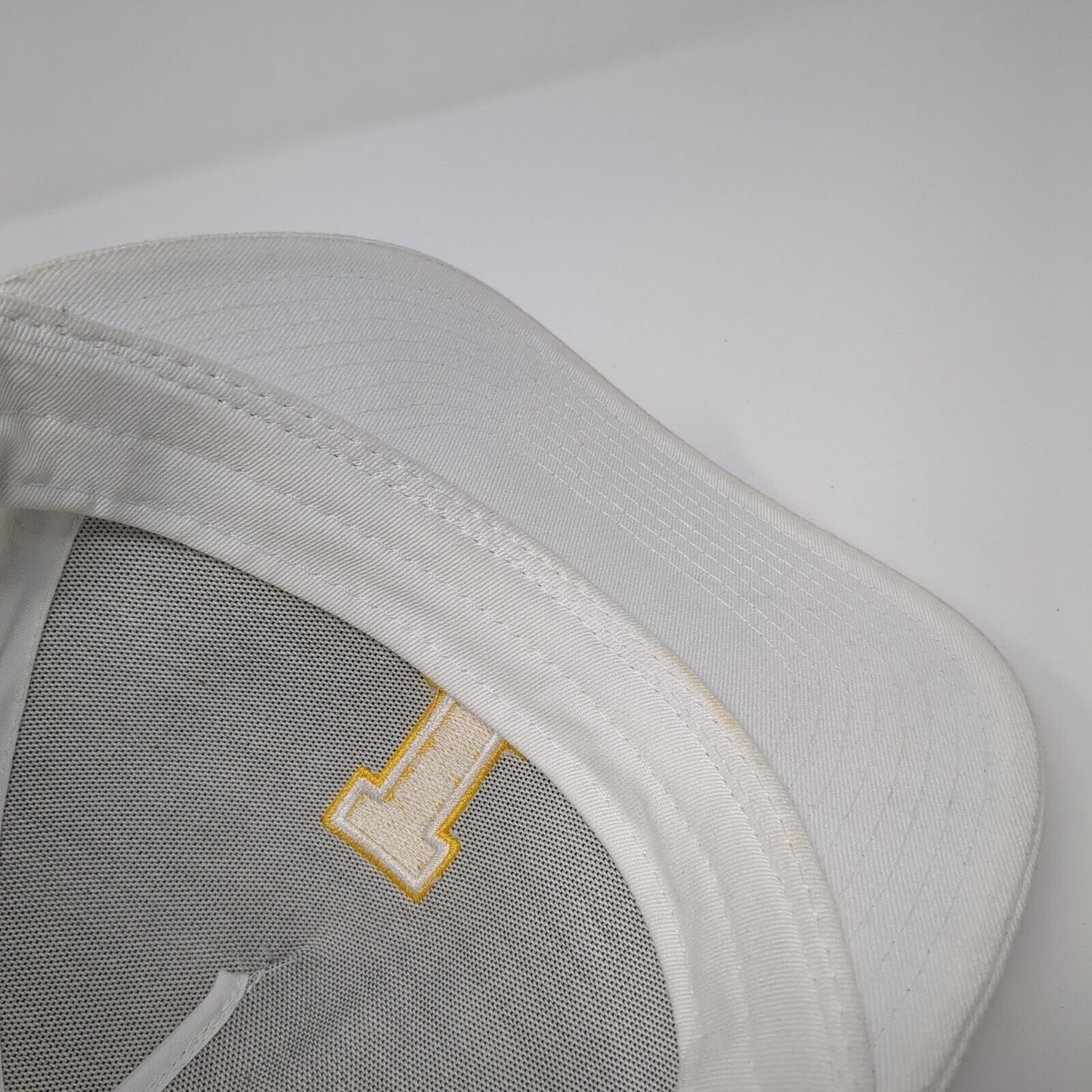 Letter I PGA Golf Management Snapback Hat White One Size Adjustable Pukka