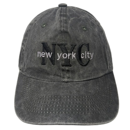 NYC 1664 Baseball Cap Gray One Size Embroidered New York City Adjustable Hat
