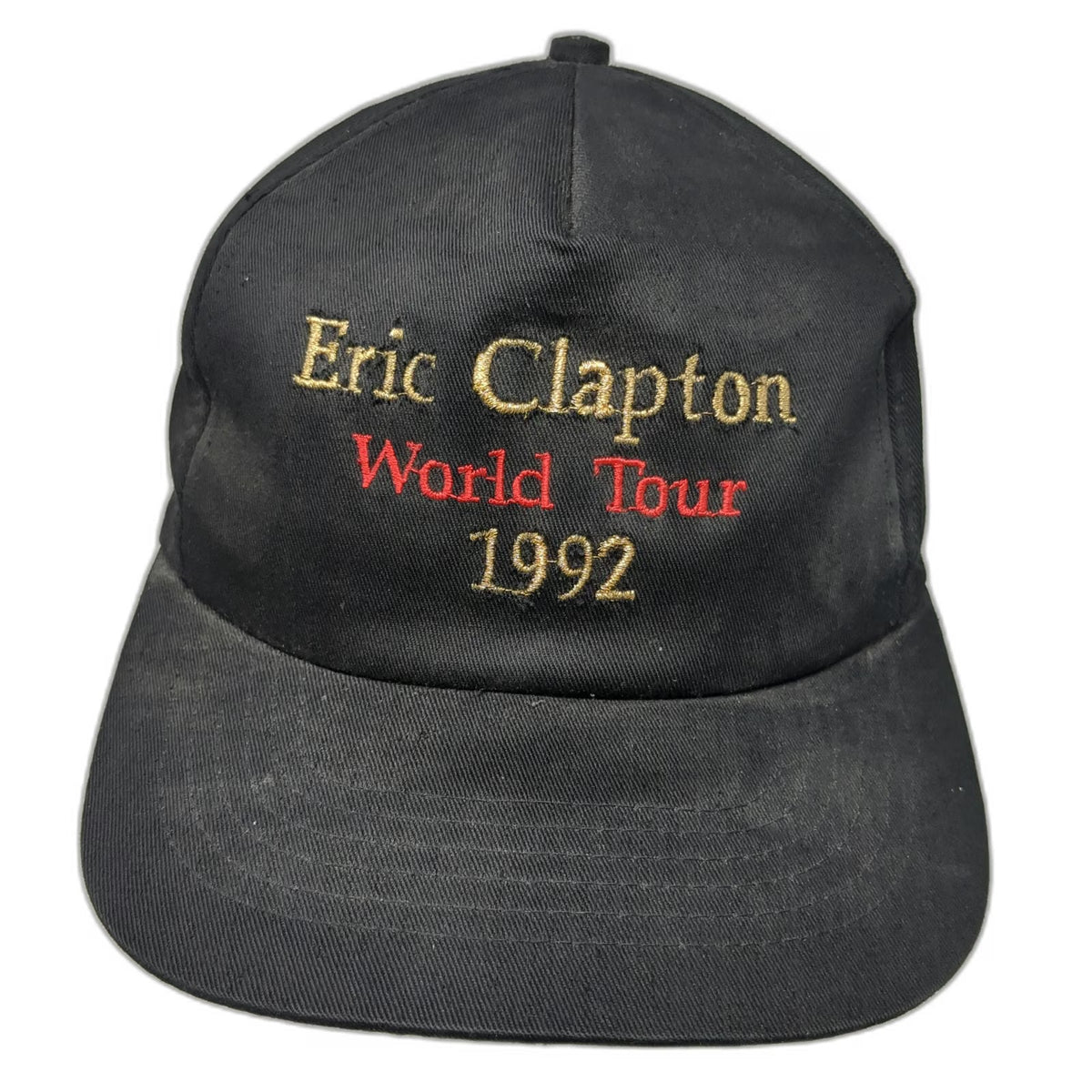 Apparel Group Eric Clapton World Tour 1992 Trucker Black Vintage Snapback Hat
