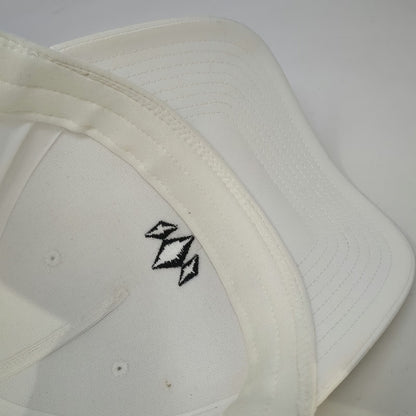 Diadem Trucker Hat White One Size Snapback Laser Cut Performance Sports Tennis