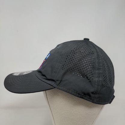 Rec N Roll Strapback Hat Gray OSFM Embroidered Laser Cut New Era 9Forty
