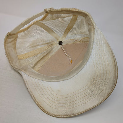 Case Century Excavator Construction Trucker Hat White One Size Mesh Snapback