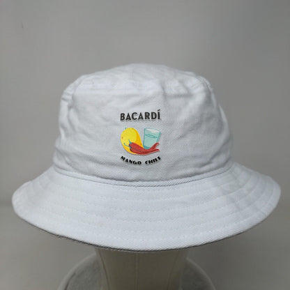 Bacardi Mango Chile Bucket Hat White OS Live Passionately Drink Responsively