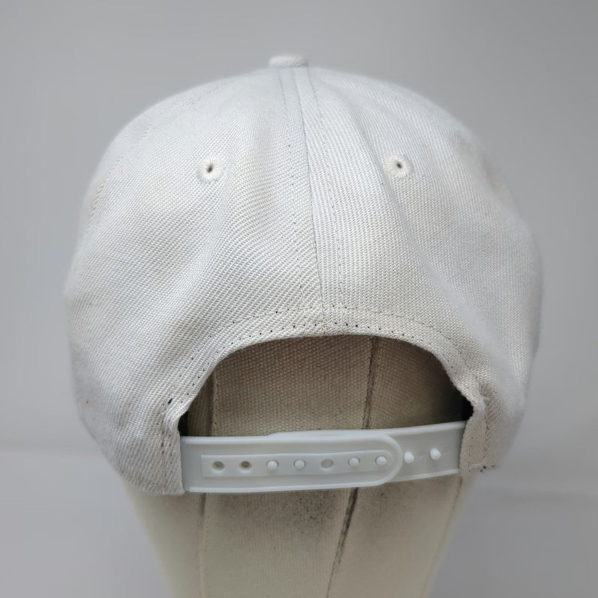 THREE IN Snapback Hat White One Size Martin Guitar Nazareth PA Flat Brim Pick