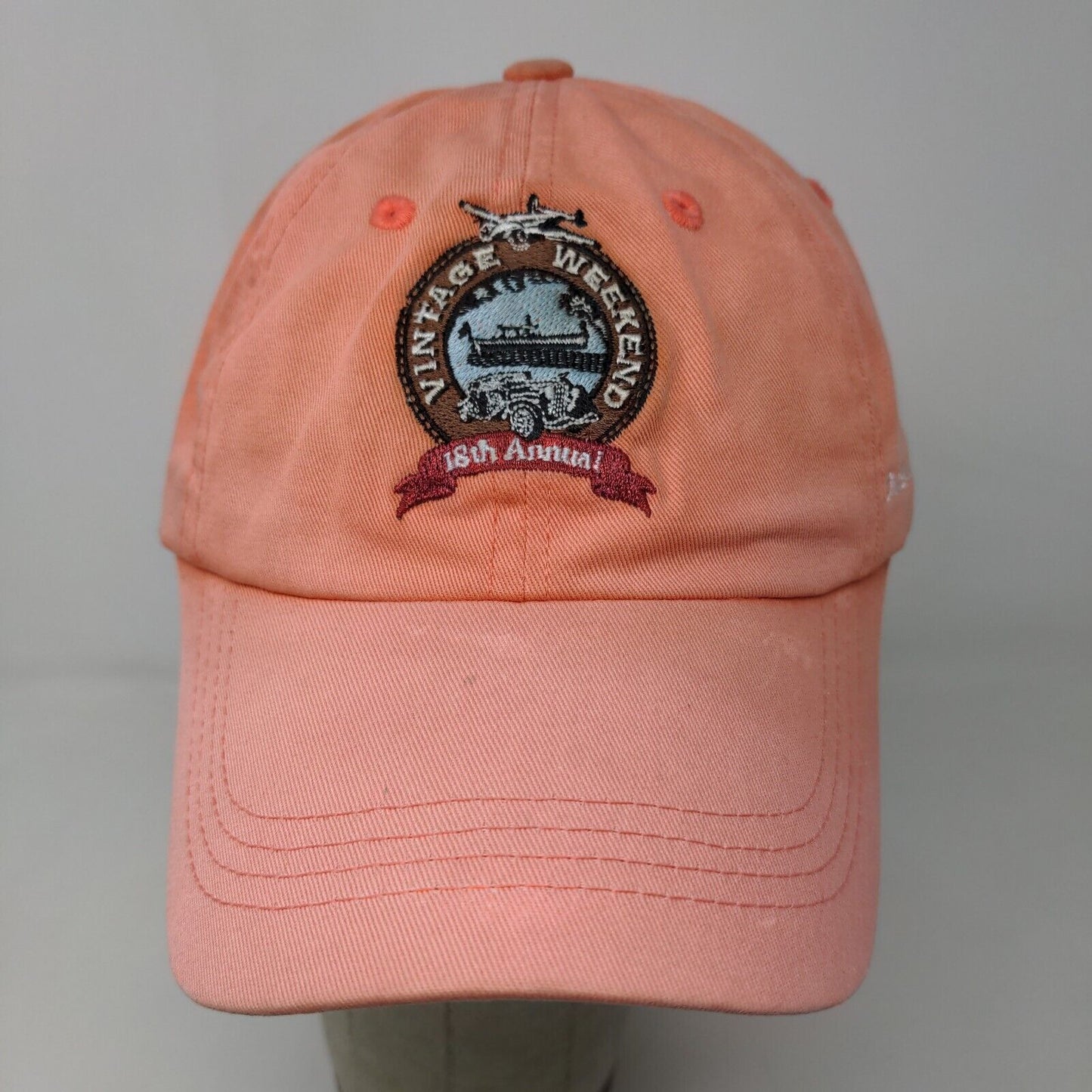 Vineyard Vines Martha's Vineyard Women's Slideback Hat Pink Ocean Reef Club