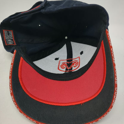 Dodge Baseball Cap Blue OSFM Flame Graphic Embroidered Logo Strapback Hat Ram
