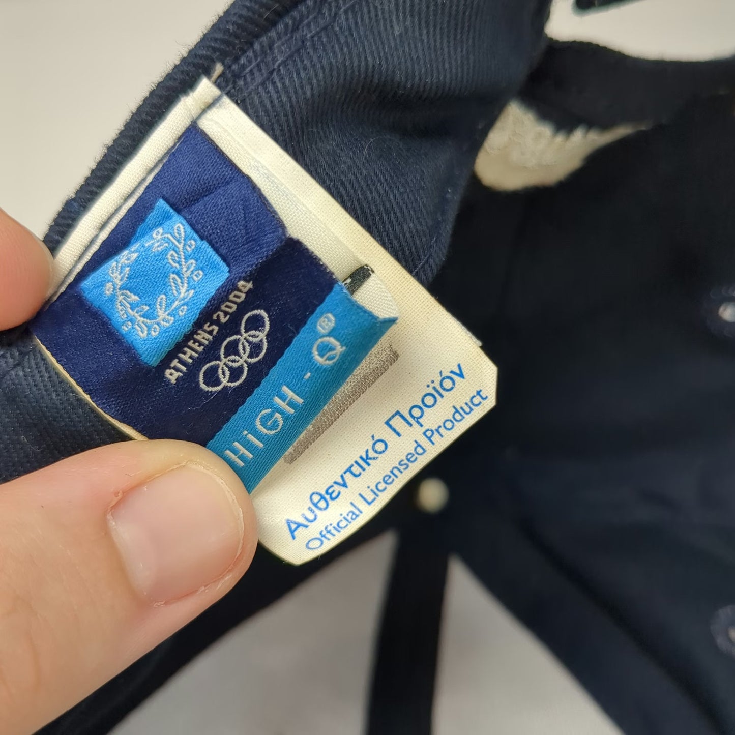 High-Q Athens 2004 Olympics Greece Hellas Flag Blue One Size Baseball Cap Hat