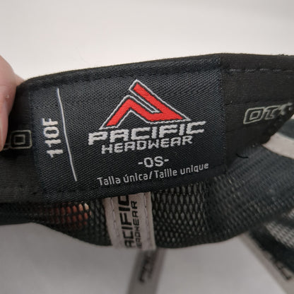 JCSAF Snapback Mesh Back Trucker Hat Gray One Size Pacific Headwear