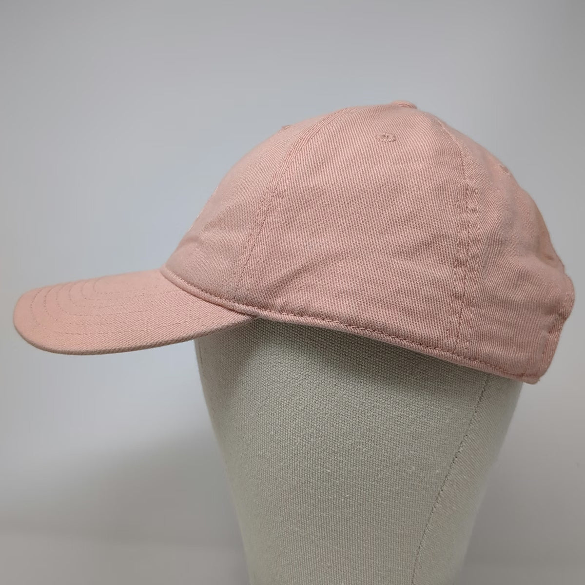 American Eagle Baseball Cap Pink One Size Smiley Face Have a Nice Day Cotton Hat