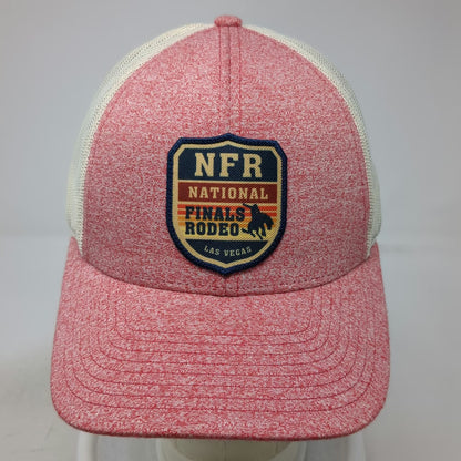 Richardson Trucker Hat Red White L NFR National Finals Rodeo Las Vegas Mesh