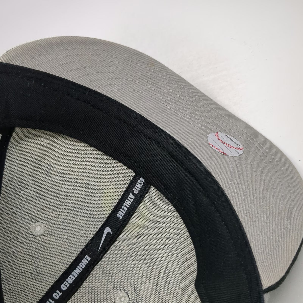 Nike Philadelphia Phillies MLB Snapback Hat Gray Yellow Black One Size Flat Bill