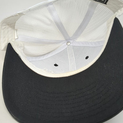 Richardson Trucker Hat Black White One Size Mesh Back Four Peaks Brewing Co