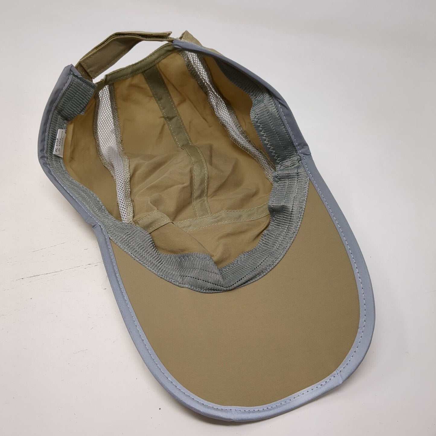 Unbranded Strapback 5 Panel Cap Tan One Size Adjustable Breathable Mesh Blank