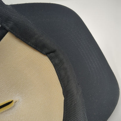 Stringer Trucking Snapback Rope Trucker Hat Black One Size Mesh Back
