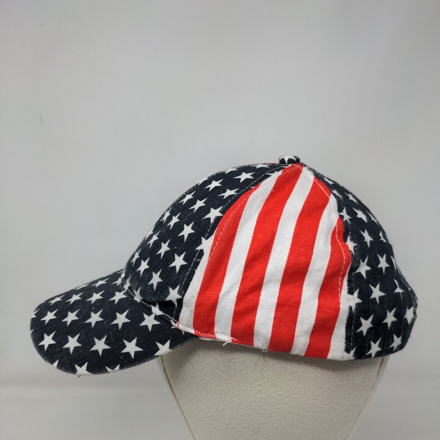 American Flag Snapback Hat Multicolor Adjustable Stars Striped 6 Panel