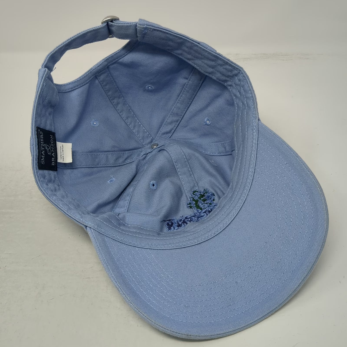Smathers & Branson Baseball Cap Blue One Size U.S. Senior Open 2023 Needlepoint
