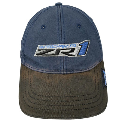 Center Stage Headwear ZR1 Supercharged Hat Blue One Size Strapback Baseball Cap