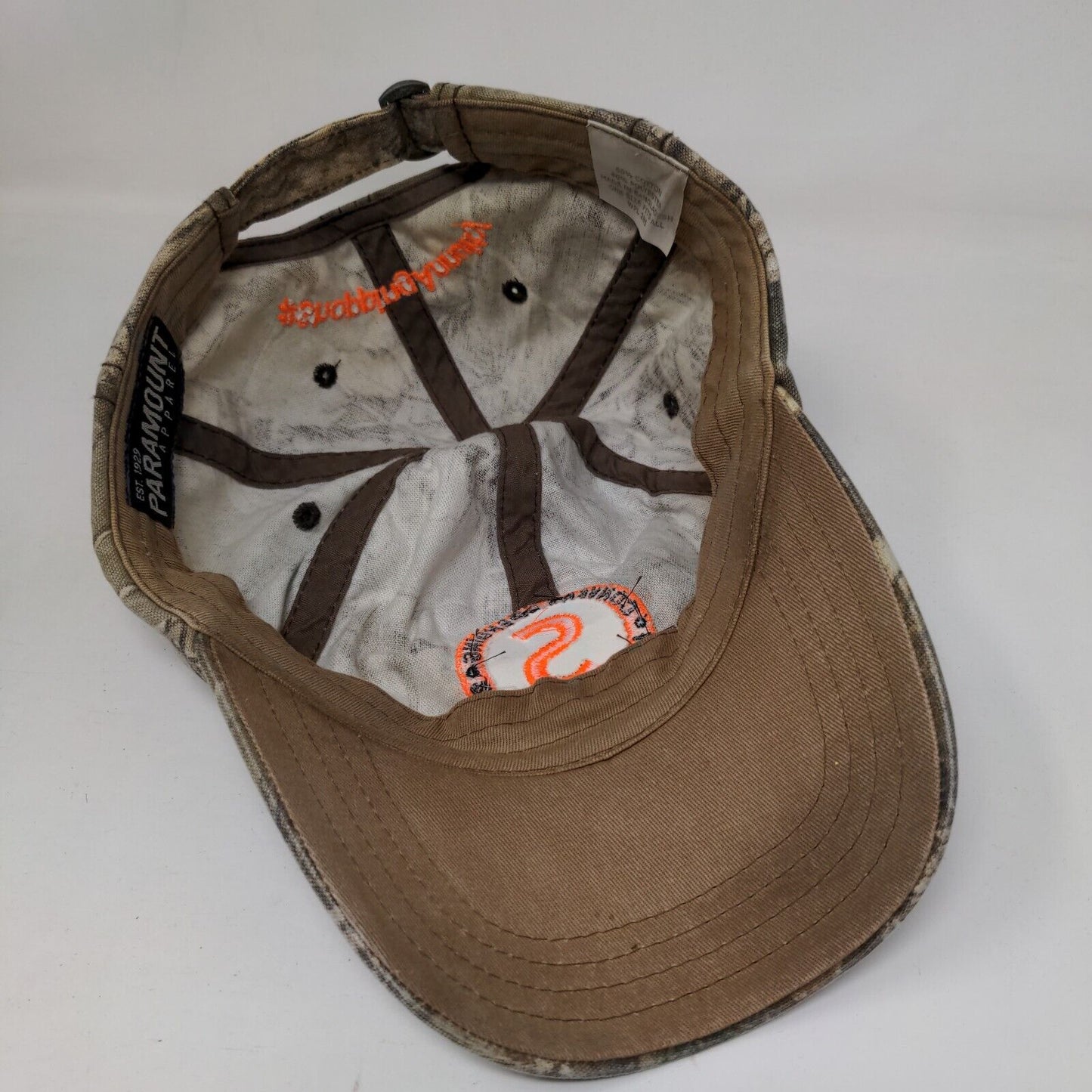 Convert Spending Into Earning Slideback Hat Camouflage OSFA Adjustable Paramount